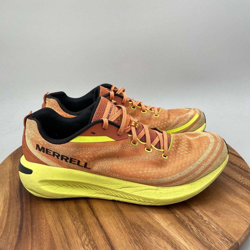 Merrell MorphLite Shoes Mens Size 13 Orange Trail Running Comfort Hiking Sneaker
